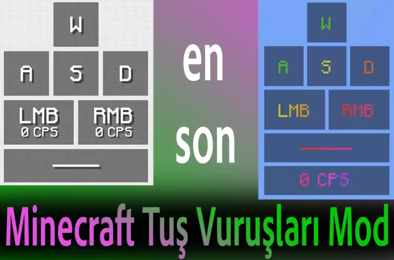 Minecraft Tuş Vuruşları Mod
