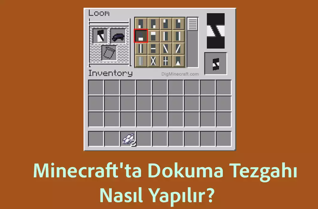 Minecraft'ta Dokuma Tezgahı