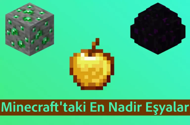 Minecraft'taki En Nadir Eşyalar